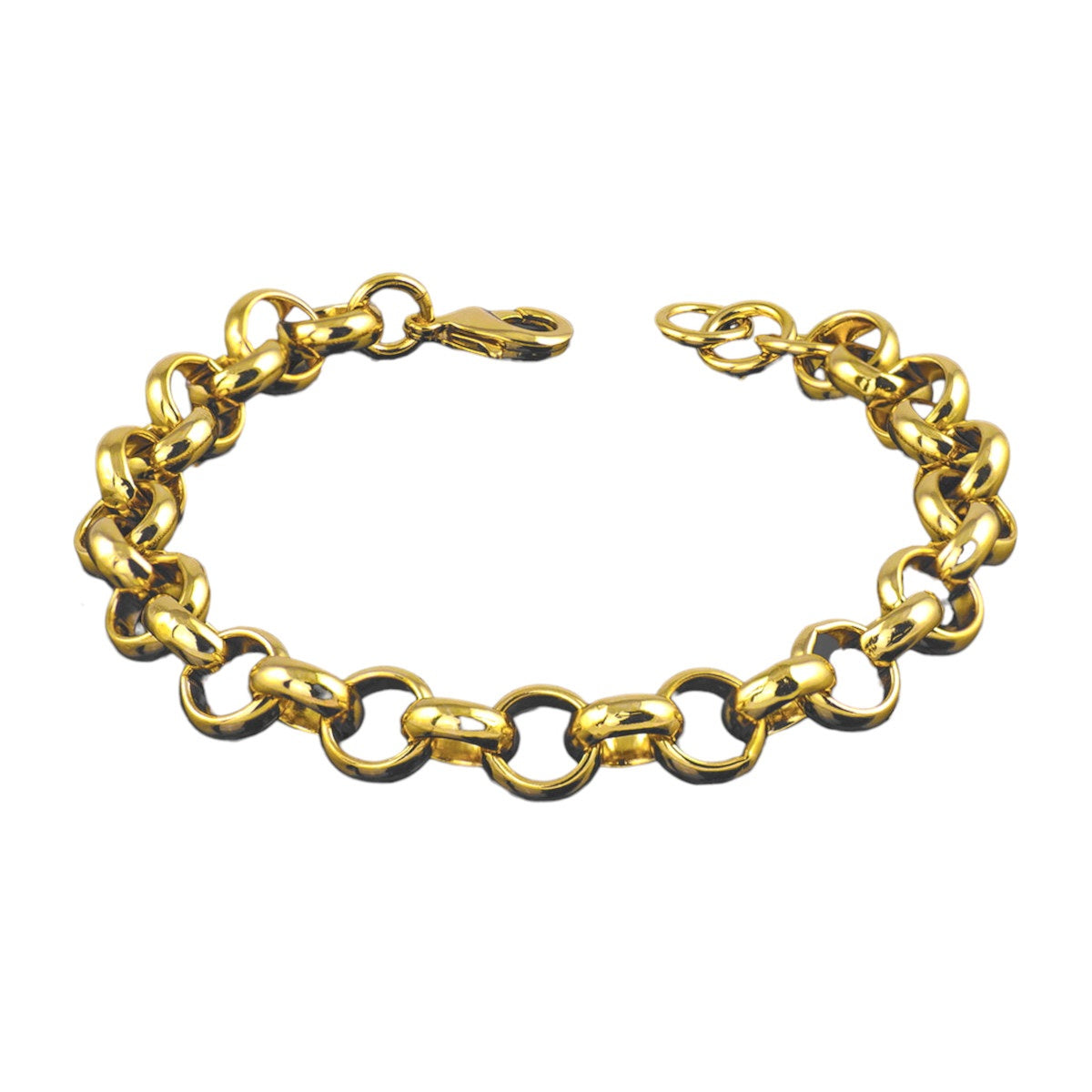 GOLD & SILVER BELCHER BRACELET 10MM